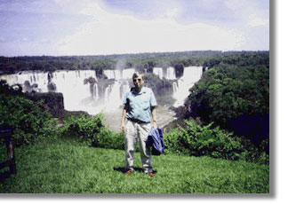 Frank at Iguassu Falls