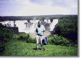 Frank at Iguassu Falls